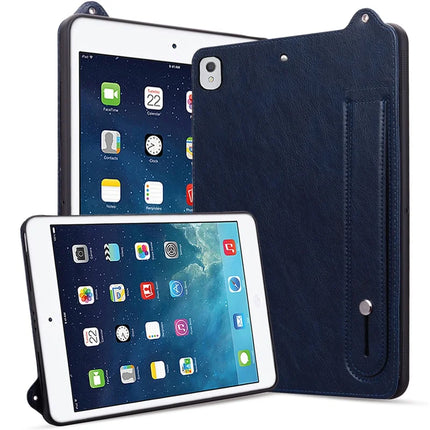 Tablet Case For iPad 10.2 (2020) /  (2019) / iPad Air 10.5 inch (2019) Hand Strap Kickstand Leather Cover