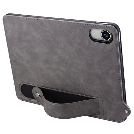 For Lenovo Tab P11 TB-J606F Case Hand Strap Kickstand Leather Tablet Cover