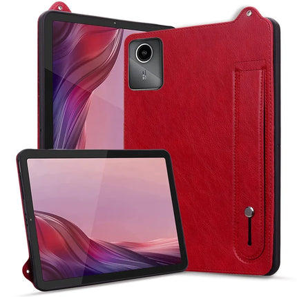 For Lenovo Tab M11 / Tab K11 Case Hand Strap Kickstand Leather Tablet Cover