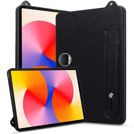 For Honor Pad 9 Case Hand Strap Kickstand Leather Tablet Cover