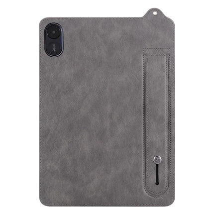 For Honor Pad X8a Case Hand Strap Kickstand Leather Tablet Cover
