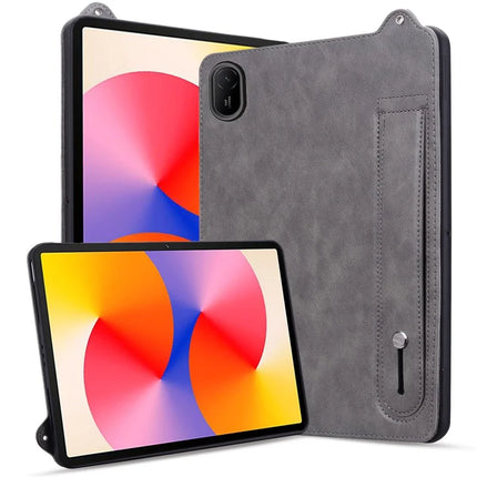 For Huawei MatePad SE 11 / MatePad 11 (2023) Case Hand Strap Kickstand Leather Tablet Cover