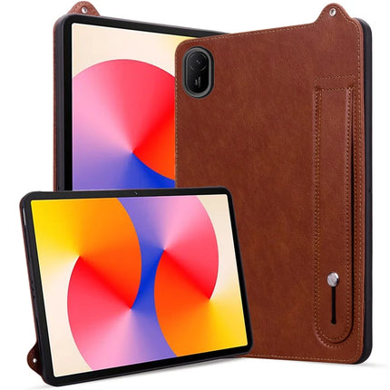 For Huawei MatePad SE 11 / MatePad 11 (2023) Case Hand Strap Kickstand Leather Tablet Cover