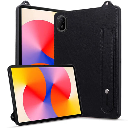 For Huawei MatePad SE 11 / MatePad 11 (2023) Case Hand Strap Kickstand Leather Tablet Cover