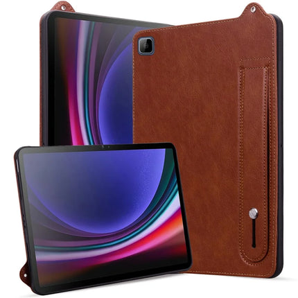 Tablet Case For Honor Pad X8 / Pad X8 Lite / Pad 6 10.1-inch / Huawei Enjoy Tablet 2 10.1 Hand Strap Kickstand Leather Cover