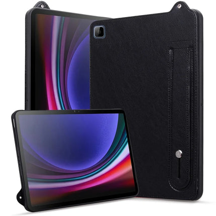 Tablet Case For Honor Pad X8 / Pad X8 Lite / Pad 6 10.1-inch / Huawei Enjoy Tablet 2 10.1 Hand Strap Kickstand Leather Cover
