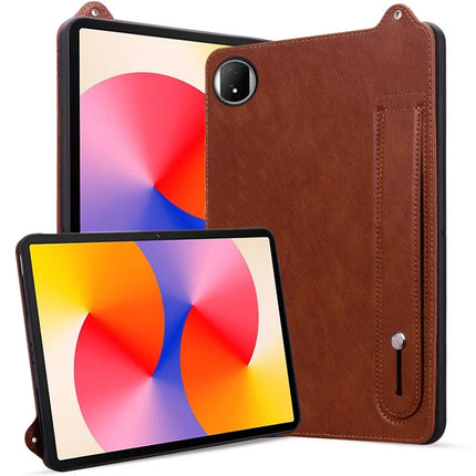 For Honor MagicPad 2 12.3 Tablet Case Hand Strap Kickstand Leather Cover