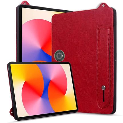 For OnePlus Pad / Oppo Pad 2 Tablet Case Hand Strap Kickstand Leather Cover