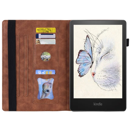 For Amazon Kindle Paperwhite (2024) Case PU Leather Protective Folio Tablet Cover with Card Holder