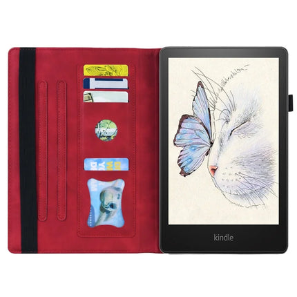 For Amazon Kindle Paperwhite (2024) Case PU Leather Protective Folio Tablet Cover with Card Holder
