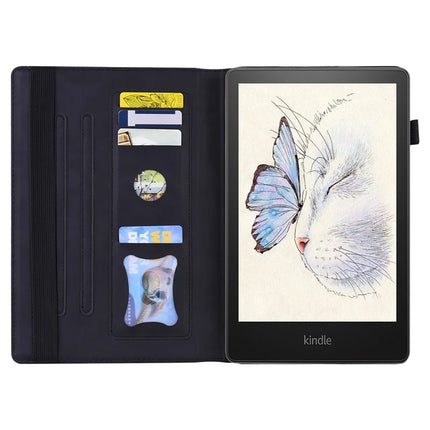 For Amazon Kindle Paperwhite (2024) Case PU Leather Protective Folio Tablet Cover with Card Holder