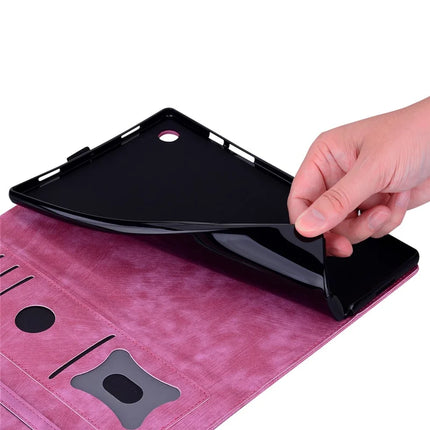 For Amazon Kindle Paperwhite (2024) Case Flip Stand Leather Tablet Cover Cherry Blossom Cat Imprinted