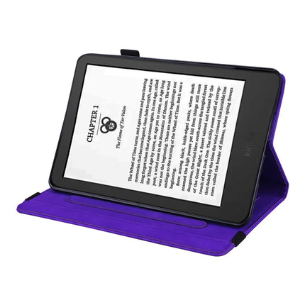 For Amazon Kindle Paperwhite (2024) Case Flower Pattern Leather Tablet  Cover