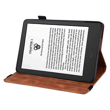 For Amazon Kindle Paperwhite (2024) Case Flower Pattern Leather Tablet  Cover