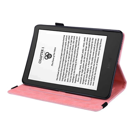 For Amazon Kindle Paperwhite (2024) Case Flower Pattern Leather Tablet  Cover