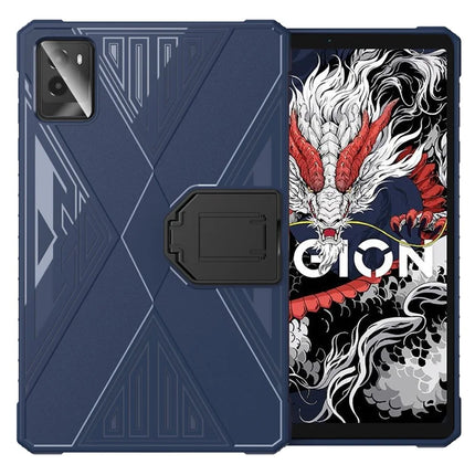 For Lenovo Legion Y700 (2024) TPU Case Kickstand Tablet Protective Cover - Blue